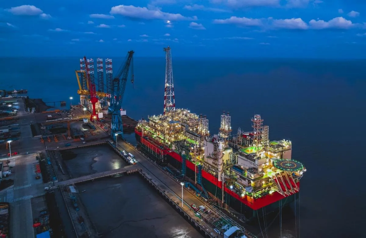 Offshore FPSO oil platform